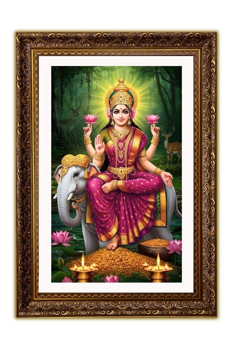 Vertical16X24 Inches Frame Big Photo Frame - 20x28 Inches For Home,Temple & Office Decoration (F10954)