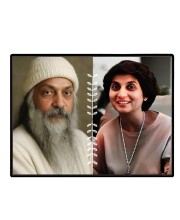 Acharya Rajneesh (Oshoo) &Maa Anand Sheela Laminated Photo - 7x9 Inches, Divine Blessings For Home & Office And Temple Decoration (F16173)