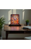 Car Desk/Table Top Lord Ram Siya Wooden Photo Stand â€“ 3x4 Inches, Compact & Stylish Spiritual Display For Car, Home & Office (Pack Of 1) (F15141)