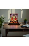 Car Desk/Table Top Maa Kali Wooden Photo Stand â€“ 3x4 Inches, Compact & Stylish Spiritual Display For Car, Home & Office (Pack Of 1) (F15061)