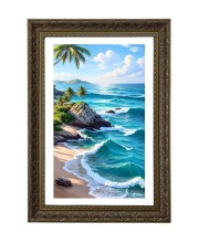 Vertical16X24 Inches Frame Big Photo Frame - 20x28 Inches For Home,Temple & Office Decoration (F10856)