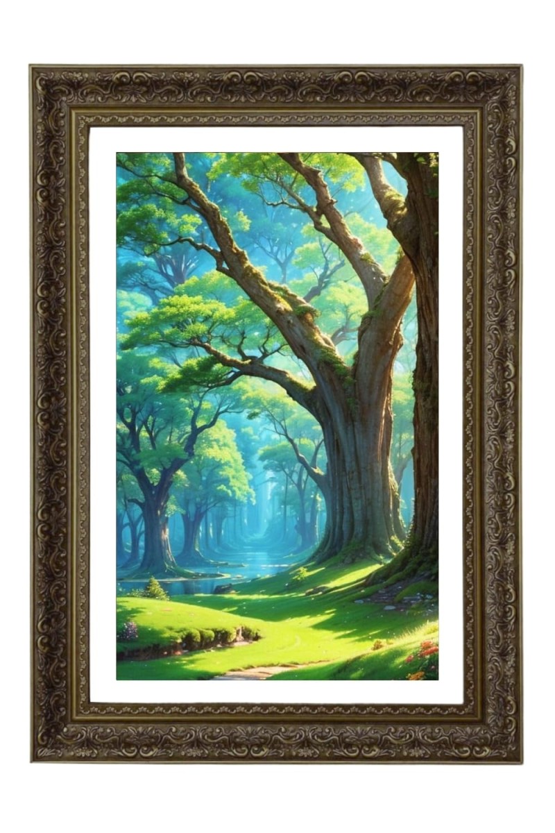 Vertical16X24 Inches Frame Big Photo Frame - 20x28 Inches For Home,Temple & Office Decoration (F10785)