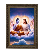 Vertical16X24 Inches Frame Big Photo Frame - 20x28 Inches For Home,Temple & Office Decoration (F10874)