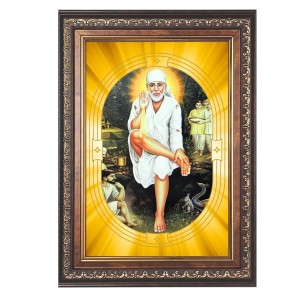 Shirdi Sai Baba Spiritual Guru Digital Photo In Designer Frame, Size 16x20 Inch | Hindu Religious Picture For Home Temple, Office & Gift | Wall Art & Pooja Decor (F10451) Shirdi Sai Baba Spiritual Guru Digital Photo In Designer Frame, Size 16x20 Inch | Hindu Religious Picture For Home Temple, Office & Gift | Wall Art & Pooja Decor (F10451)