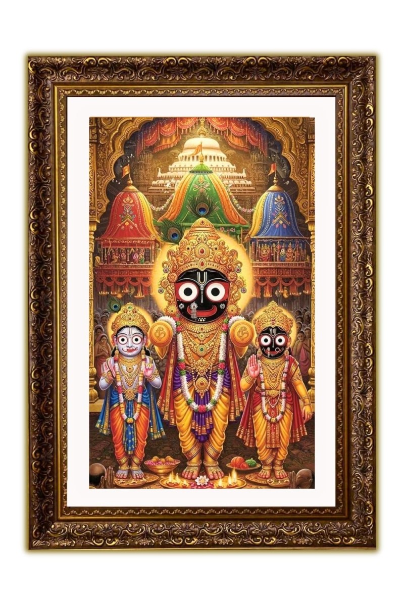 Vertical16X24 Inches Frame Big Photo Frame - 20x28 Inches For Home,Temple & Office Decoration (F10927)