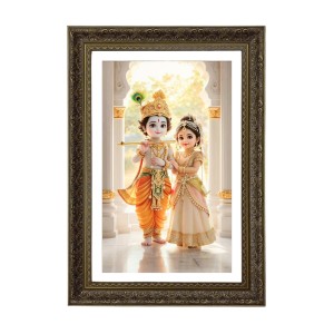 Vertical16X24 Inches Frame Big Photo Frame - 20x28 Inches For Home,Temple & Office Decoration (F10800)
