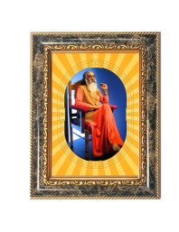 Swami Chinmayananda Spiritual Guru Digital Photo In Designer Frame, Size 12x18 Inch | Hindu Religious Picture For Home Temple, Office & Gift | Wall Art & Pooja Decor (F10430)