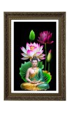 Lord Buddha Big Photo Frame - 20x28 Inches For Home,Temple & Office Decoration (F11030)