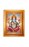 Kriyaa Yoga Golden Designer Photo Frame | 10x14 Inch Religious Wall Hanging Frame For Home, Office Decoration and Spiritual Gift Item () (M4)