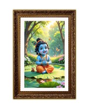 Vertical16X24 Inches Frame Big Photo Frame - 20x28 Inches For Home,Temple & Office Decoration (F10937)