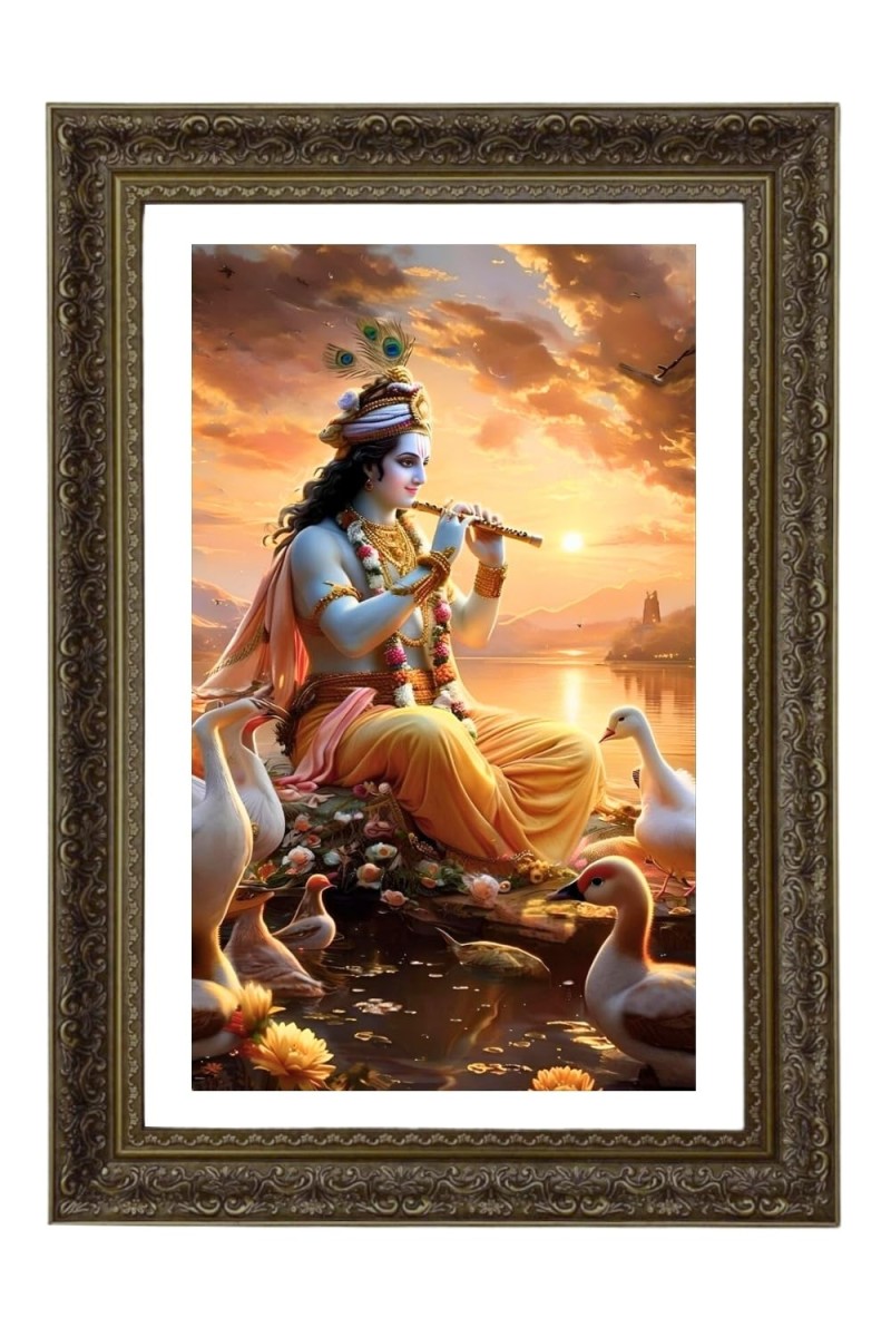 Vertical16X24 Inches Frame Big Photo Frame - 20x28 Inches For Home,Temple & Office Decoration (F10840)