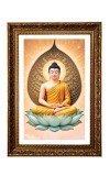 Lord Buddha Big Photo Frame - 20x28 Inches For Home,Temple & Office Decoration (F11145)