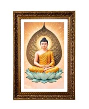Lord Buddha Big Photo Frame - 20x28 Inches For Home,Temple & Office Decoration (F11145)