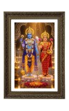 Lakshmi And Narayana Big Photo Frame - 20x28 Inches For Home,Temple & Office Decoration (F10707)