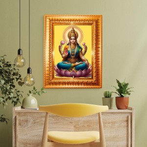 Lord Vishnu Golden Designer Photo Frame | 12x16 Inch Religious Wall Hanging Frame For Home, Office Decoration and Spiritual Gift Item (M4) Lord Vishnu Golden Designer Photo Frame | 12x16 Inch Religious Wall Hanging Frame For Home, Office Decoration and Spiritual Gift Item (M4)
