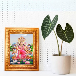 Maa Manasa Devi Golden Designer Photo Frame | 16x20 Inch Religious Wall Hanging Frame For Home & Office Decoration | Hindu Deity Spiritual Gift Item Maa Manasa Devi Golden Designer Photo Frame | 16x20 Inch Religious Wall Hanging Frame For Home & Office Decoration | Hindu Deity Spiritual Gift Item
