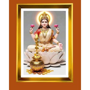 Golden Photo Frame - 10x14 Inches | Elegant Wooden Frame For Home, Office & Temple Decoration | Spiritual Wall & Table Decor and Gift Item Golden Photo Frame - 10x14 Inches | Elegant Wooden Frame For Home, Office & Temple Decoration | Spiritual Wall & Table Decor and Gift Item