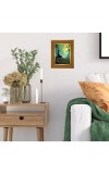 Buddha Photo Frame 10x14 Inches-Brown Wooden Frame For Home, Office & Temple Decoration And Gifting (F6324)