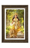 Little Durga Big Photo Frame - 20x28 Inches For Home,Temple & Office Decoration (F11048)