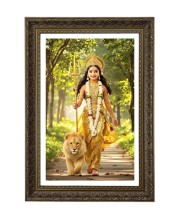 Little Durga Big Photo Frame - 20x28 Inches For Home,Temple & Office Decoration (F11048)