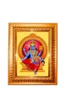 Lord Shiva Golden Designer Photo Frame | 18x22 Inch Religious Wall Hanging Frame For Home, Office Decoration and Spiritual Gift Item (M4)