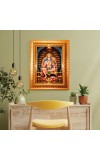 Maa Kaali Golden Designer Photo Frame | 18x22 Inch Religious Wall Hanging Frame For Home, Office Decoration and Spiritual Gift Item (M1)