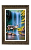 Gazelle Big Photo Frame - 20x28 Inches For Home,Temple & Office Decoration (F11039)