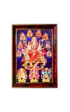 Maa Durga Photo Frame For Wall & Table | 7x9 Inch Golden Cherry Finish | Decorative Maa Durga Photo Frame For Home, Office & Pooja Room (F11338)