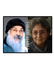 Acharya Rajneesh (Oshoo) &Maa Anand Sheela Laminated Photo - 7x9 Inches, Divine Blessings For Home & Office And Temple Decoration (F16176)