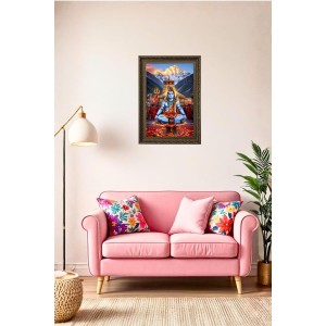 Vertical16X24 Inches Frame Big Photo Frame - 20x28 Inches For Home,Temple & Office Decoration (F10876)