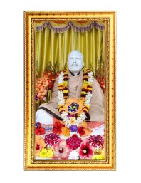 Sri Ramakrishna Digital Golden Color Photo Frame | Hindu Religious Wall Decor | 10x17 Inches - Inspirational Wall Art For Office, Home Decor - Ideal Spiritual Gift (F10313)