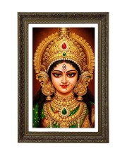 Maa Durga Big Photo Frame - 20x28 Inches For Home,Temple & Office Decoration (F11074)