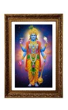 Lord Vishnu Big Photo Frame - 20x28 Inches For Home,Temple & Office Decoration (F11194)