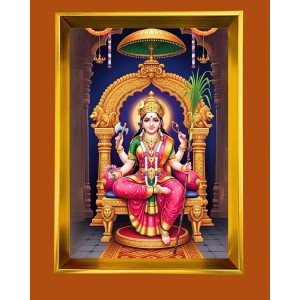 Tripura Sundari Golden Photo Frame - 18x22 Inches | Elegant Wooden Frame For Home, Office & Temple Decoration | Spiritual Wall & Table Decor And Gift Item (F9704) Tripura Sundari Golden Photo Frame - 18x22 Inches | Elegant Wooden Frame For Home, Office & Temple Decoration | Spiritual Wall & Table Decor And Gift Item (F9704)