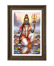 Adishakti Mahakali. Big Photo Frame - 20x28 Inches For Home,Temple & Office Decoration (F11050)