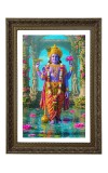 Lord Vishnu Big Photo Frame - 20x28 Inches For Home,Temple & Office Decoration (F10711)
