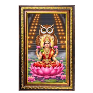 Goddess Lakshmi Digital Golden Balck Color Photo Frame | Hindu Religious Wall Decor | 10x16 Inches - Inspirational Wall Art For Office, Home Decor - Ideal Spiritual Gift (F16764) Goddess Lakshmi Digital Golden Balck Color Photo Frame | Hindu Religious Wall Decor | 10x16 Inches - Inspirational Wall Art For Office, Home Decor - Ideal Spiritual Gift (F16764)