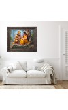 Hanuman and sita Big Photo Frame - 18x22 Inches for Home,Temple & Office Decoration