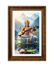 Vertical16X24 Inches Frame Big Photo Frame - 20x28 Inches For Home,Temple & Office Decoration (F10956)