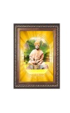Swami Vivekananda Spiritual Guru Digital Photo In Designer Frame, Size 14x18 Inch | Hindu Religious Picture For Home Temple, Office & Gift | Wall Art & Pooja Decor (F10448)