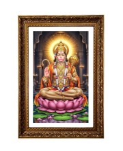 Lord Hanuman Big Photo Frame - 20x28 Inches For Home,Temple & Office Decoration (F11190)