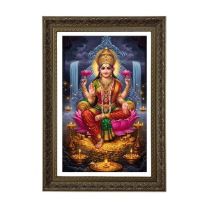 Maa Laxmi Big Photo Frame - 20x28 Inches For Home,Temple & Office Decoration (F11026) Maa Laxmi Big Photo Frame - 20x28 Inches For Home,Temple & Office Decoration (F11026)