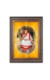 Maa Sarada Spiritual Guru Digital Photo In Designer Frame, Size 8x12 Inch | Hindu Religious Picture For Home Temple, Office & Gift | Wall Art & Pooja Decor (F10479)
