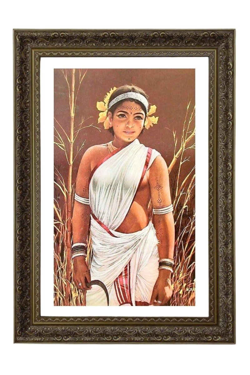 Vertical16X24 Inches Frame Big Photo Frame - 20x28 Inches For Home,Temple & Office Decoration (F10853)