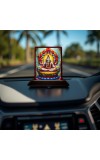 Car Desk/Table Top Lord Shiva Wooden Photo Stand â€“ 3x4 Inches, Compact & Stylish Spiritual Display For Car, Home & Office (Pack Of 1) (F15100)