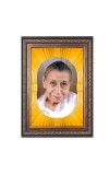 Mirra Alfassa Spiritual Guru Digital Photo In Designer Frame, Size 10x16 Inch | Hindu Religious Picture For Home Temple, Office & Gift | Wall Art & Pooja Decor (F10472)
