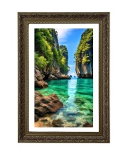 Vertical16X24 Inches Frame Big Photo Frame - 20x28 Inches For Home,Temple & Office Decoration (F10862)