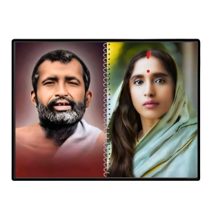 Sri Sri Ramakrishna & Maa Sarada Devi Laminated Photo - 11x13 Inches, Divine Blessings For Home & Office And Temple Decoration (F16318) Sri Sri Ramakrishna & Maa Sarada Devi Laminated Photo - 11x13 Inches, Divine Blessings For Home & Office And Temple Decoration (F16318)