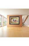 Little radha krishna Big Photo Frame - 18x22 Inches for Home,Temple & Office Decoration