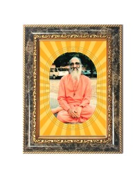 Swami Chinmayananda Spiritual Guru Digital Photo In Designer Frame, Size 8x12 Inch | Hindu Religious Picture For Home Temple, Office & Gift | Wall Art & Pooja Decor (F10432)